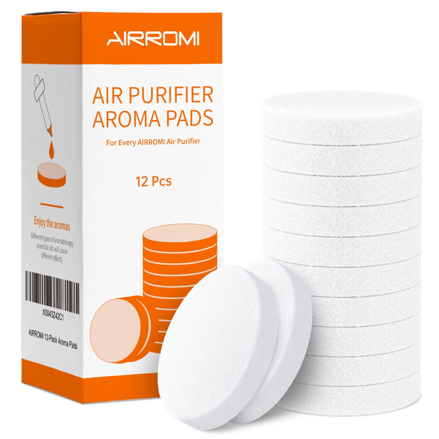 A2001 Air Purifier - Pack of 12 Aromatherapy Cotton Pads